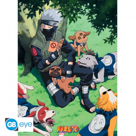 Naruto - Poster Kakashi & Dogs