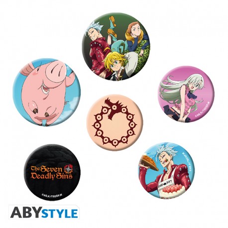 The Seven Deadly Sins - Badge Pack
