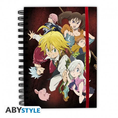 The Seven Deadly Sins - Notebook Meliodas and the sins