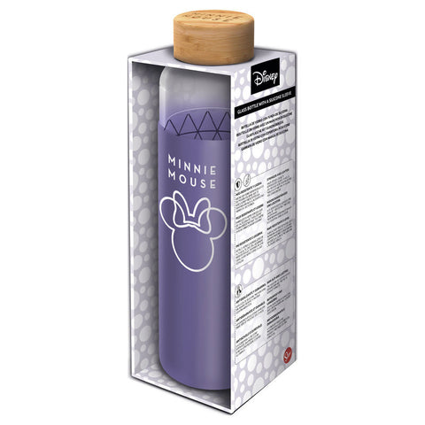 Minnie silicone cover glass bottle