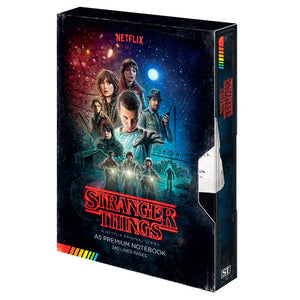 Stranger Things VHS notebook