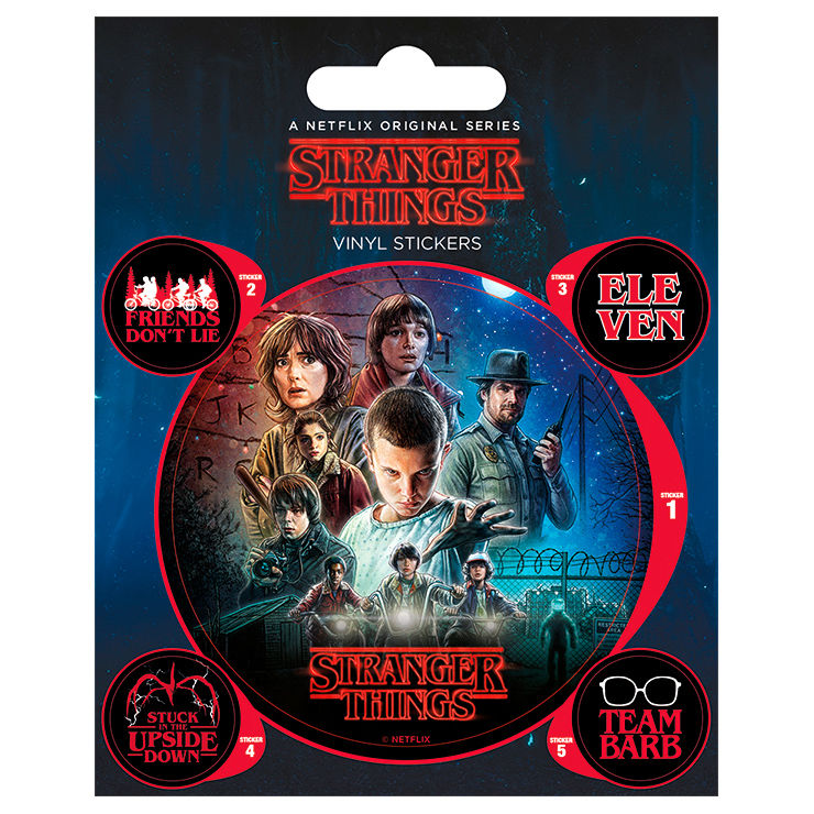 Stranger Things vinyl stickers