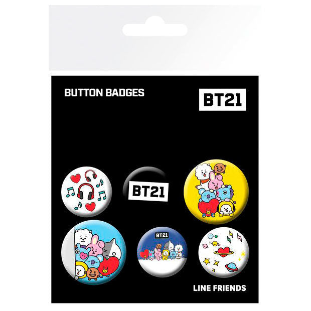 BT21 badge pack