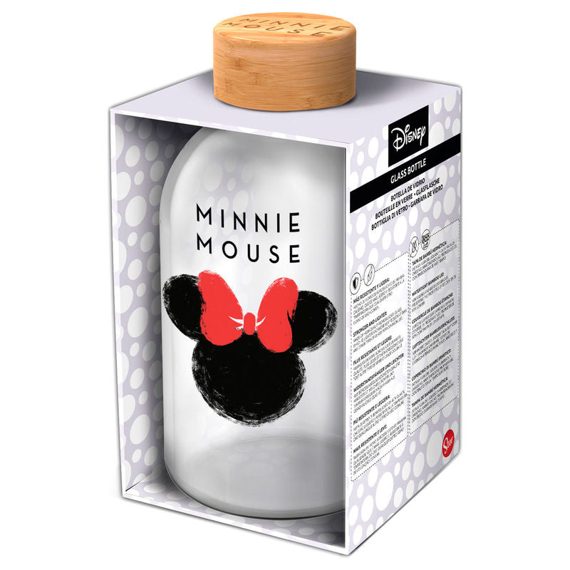 Disney Minnie glass bottle