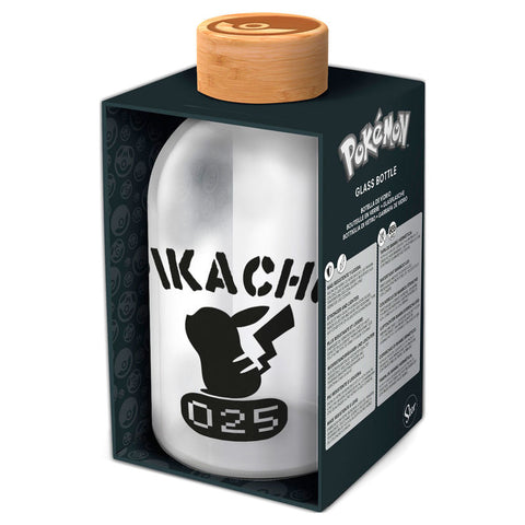 Pokemon - Pikachu glass bottle