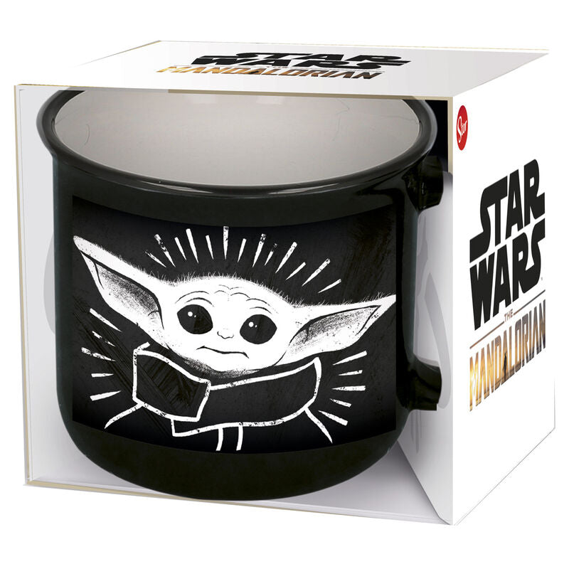 The Mandalorian mug the child