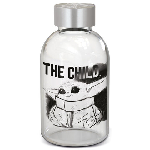 The mandalorian glass bottle